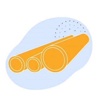 Труба нержавеющая электросварная 355.6х22 мм 12Х18Н10Т ГОСТ 10704-91