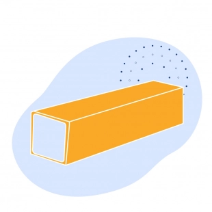 Оцинкованная квадратная труба 40х40х3 мм Ст3пс ГОСТ 8639-82