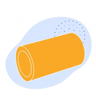 Полиэтиленовая газовая труба 280х15.9 мм SDR 17.6 ПЭ 80 черная