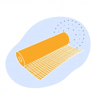 Стальная штукатурная сетка 0.9х0.22 мм Ст20 ГОСТ 3826-82