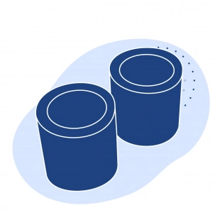 Капролоновая втулка 580х1400 мм черная ПА 6-МДМ