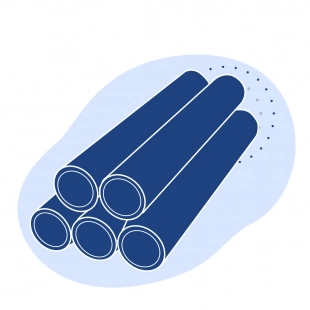 Труба нержавеющая хромированная 89х7.5 мм 08Х20Н14С2 ГОСТ 9941-81