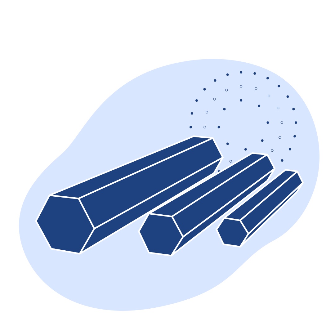 Шестигранник нержавеющий 98 мм AISI 201 ГОСТ 18968-73