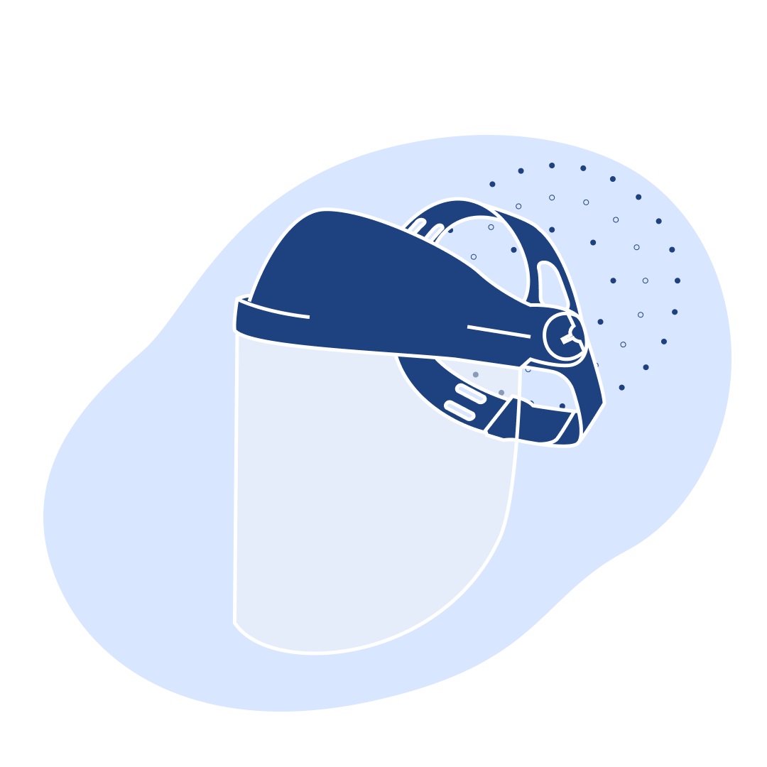 Щиток лицевой НБТ-2 250 г ГОСТ Р 12.4.023-84